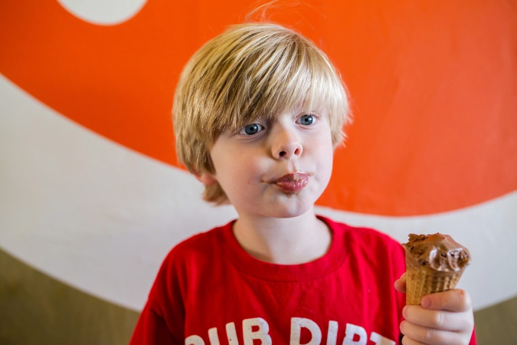 an afternoon ice cream date at Jeni's Atlanta