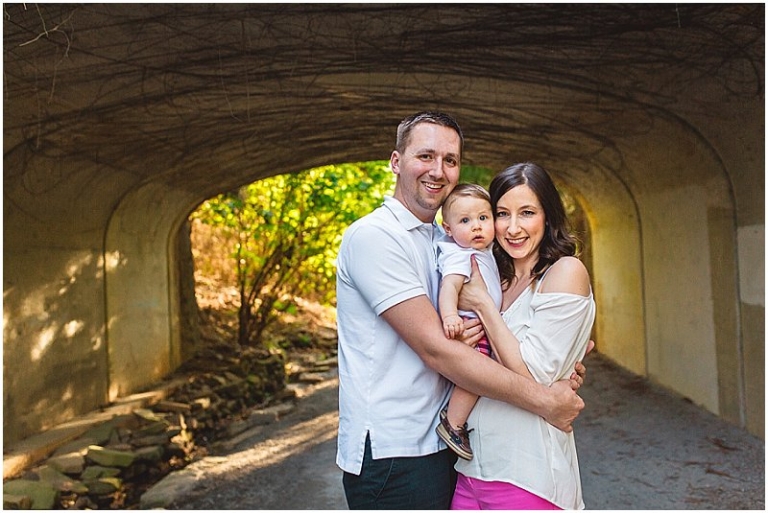 family outdoor portrait