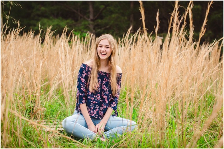 Tall grass senior photos