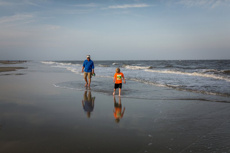 Wild Dunes-Isle of Palms Walking on the ocean