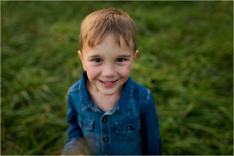 smiling little boy