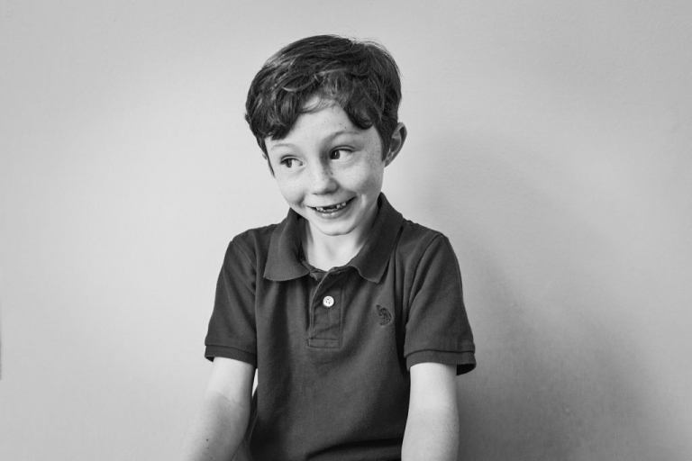 silly faces of children