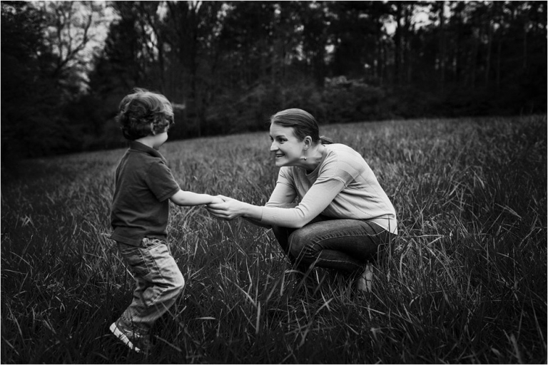 black and white portrait, the mommy and me sessions, atlanta