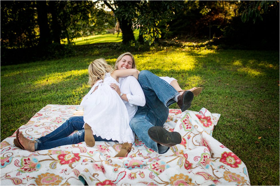 Outdoor Family Photography in Marietta family hugs