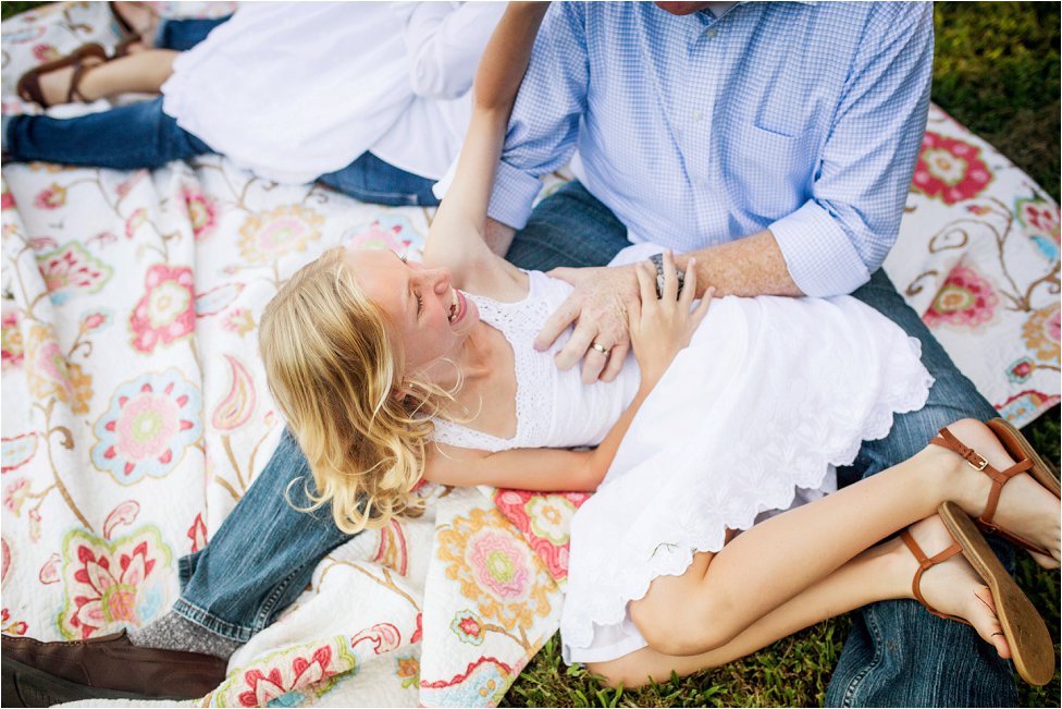 Outdoor Family Photography in Marietta Daddy daughter moment.