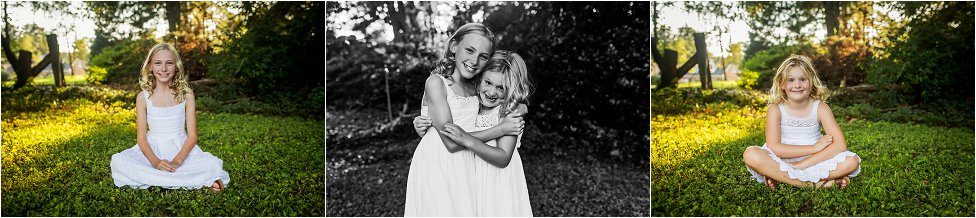 Outdoor Family Photography in Marietta sisters