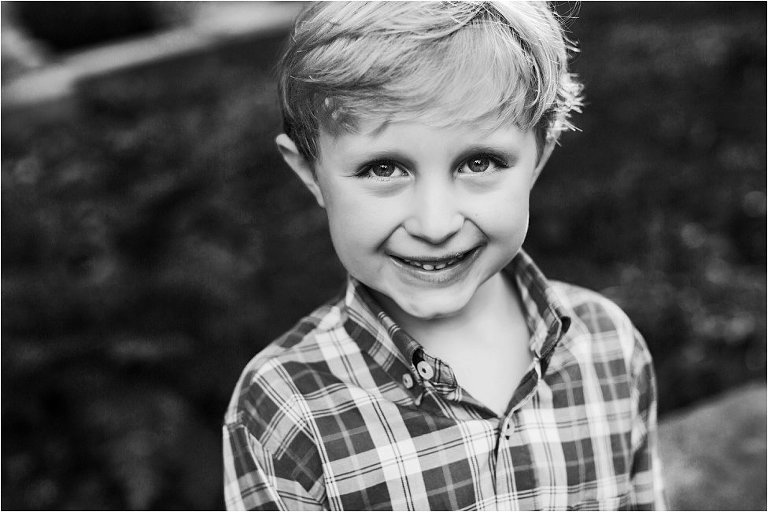 black and white portrait of a child at cator woolford gardens