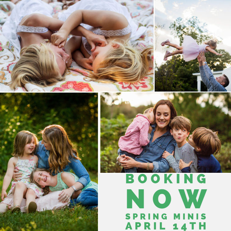 Booking Atlanta Spring Minis in Roswell, Georgia for April 14th, 2019