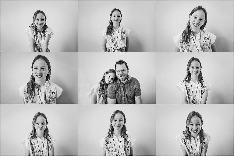 Riley of Gunner and Lux and The Face of Childhood black and white photo series.