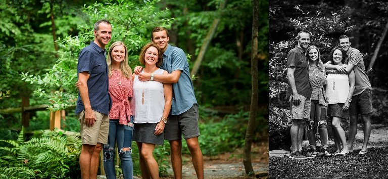 atlanta family photo session at dunwoody nature center