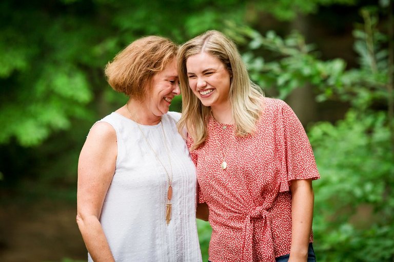 mother daughter moment 