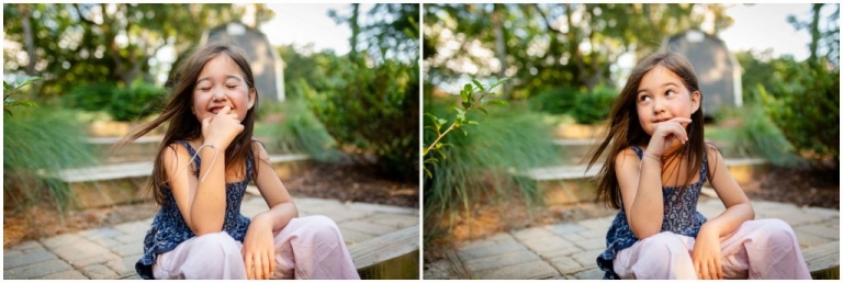 adorable little girl smiling
